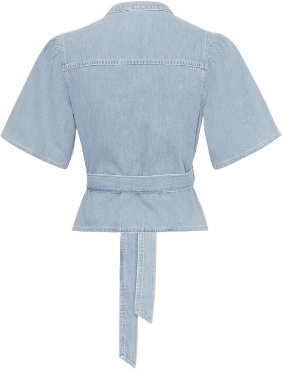 MSCHIngrid Lis 2/4 Denim Belt Shirt