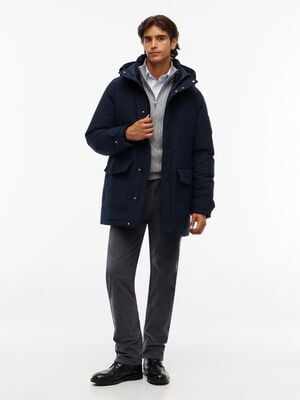 Logo Patch Down Hooded Rockie Parka