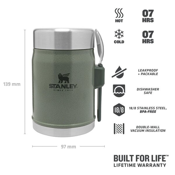 Legendary Food Jar + Spork. 4L