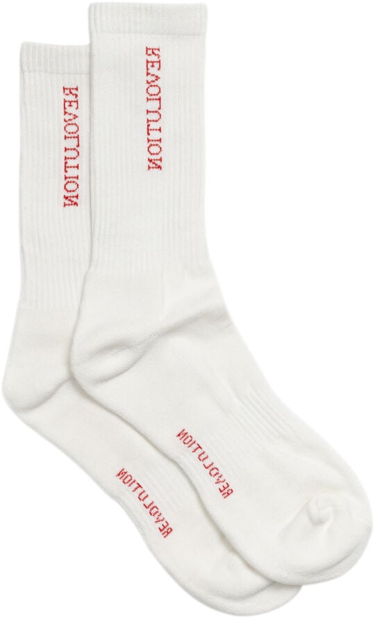 Jaquard Crew Sock in organic cotton