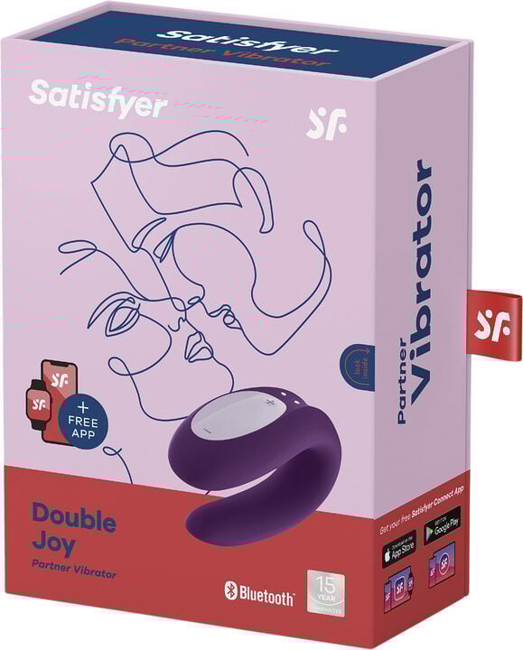 Satisfyer Double Joy Violet parvibrator