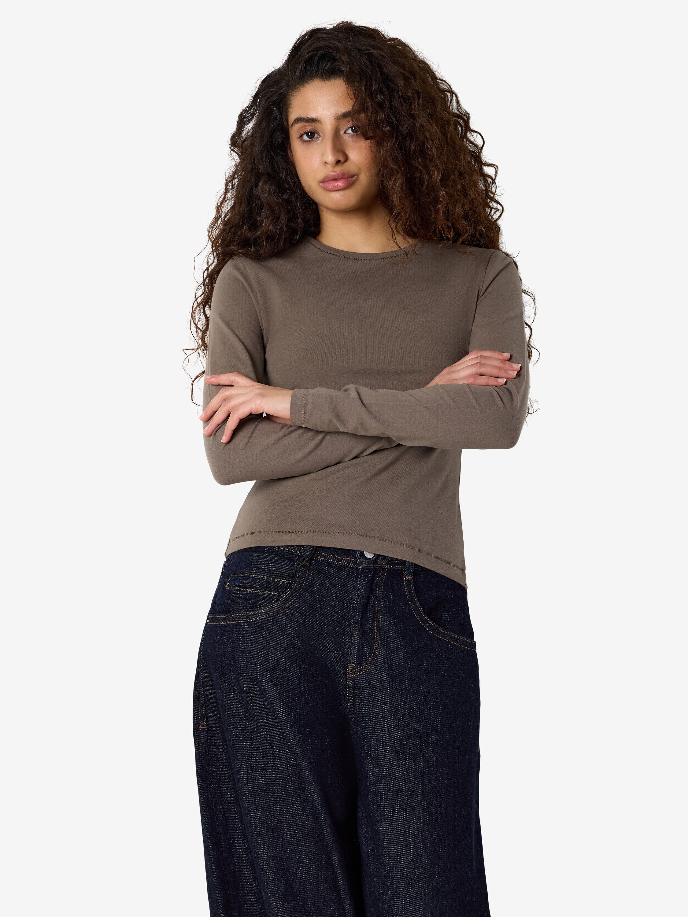 Nmadriana L/S Slim Top Jrs Noos