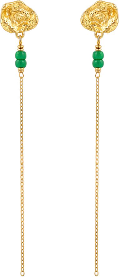 Honey drop chain øreringe