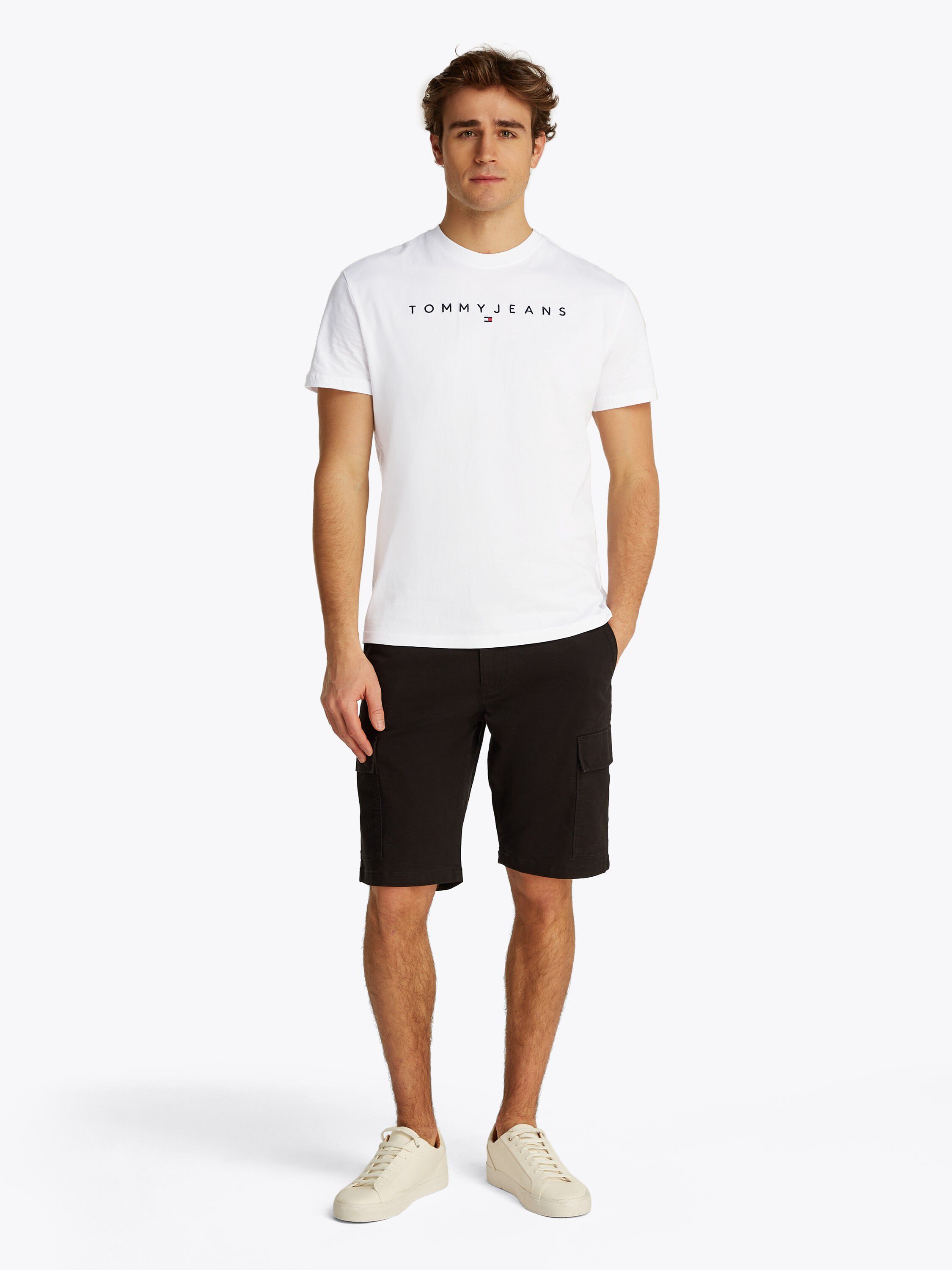 TJM REG LINEAR LOGO TEE EXT