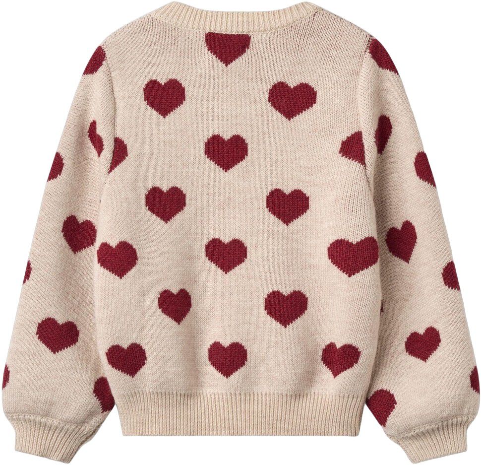 Jacquard Cardigan Hjerter