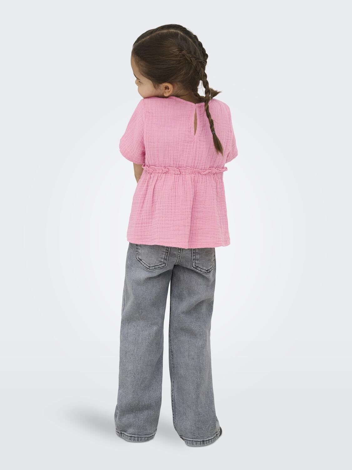 Kmgthyra Life S/S Top Wvn Noos