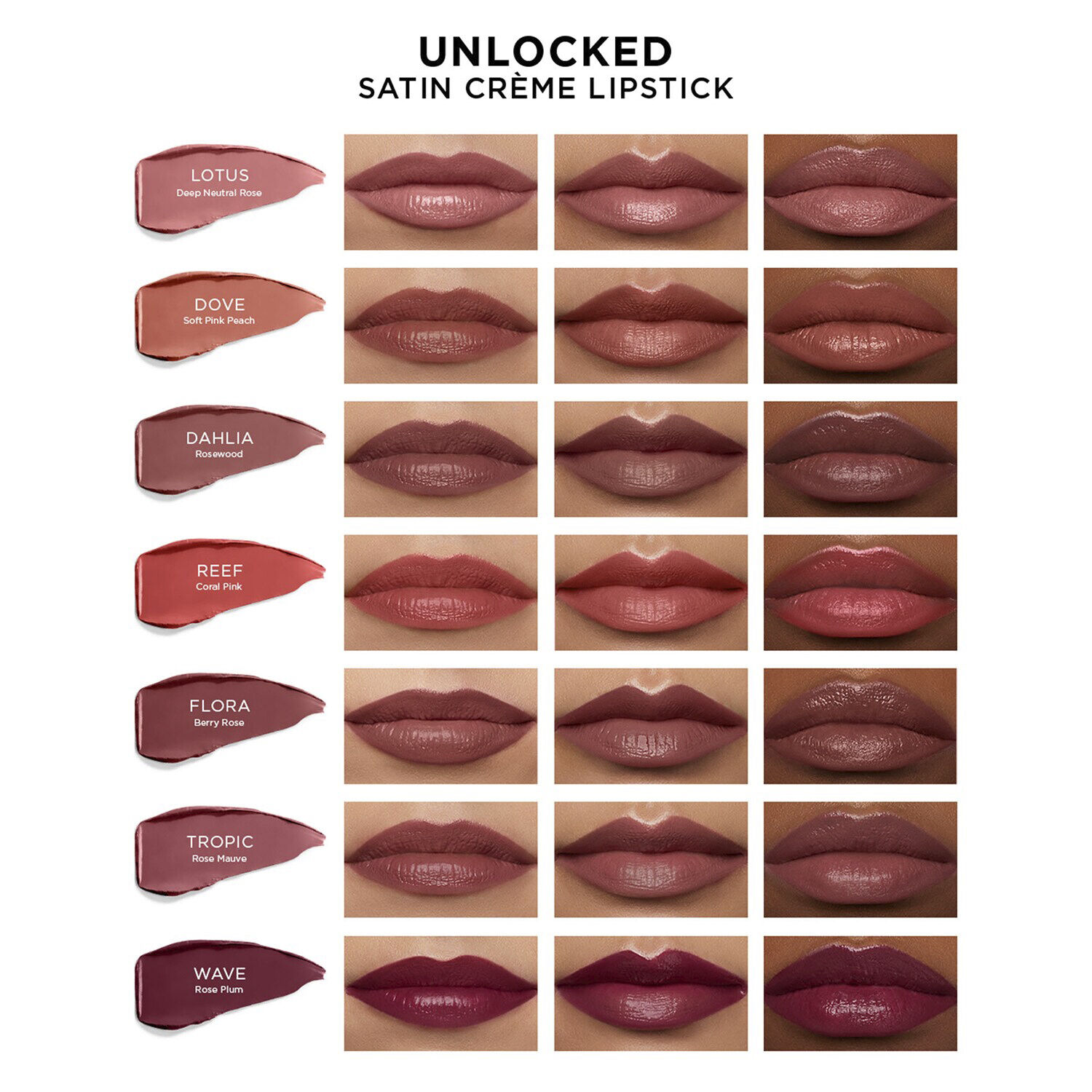 Unlocked Satin Cr&egrave;me - Lipstick