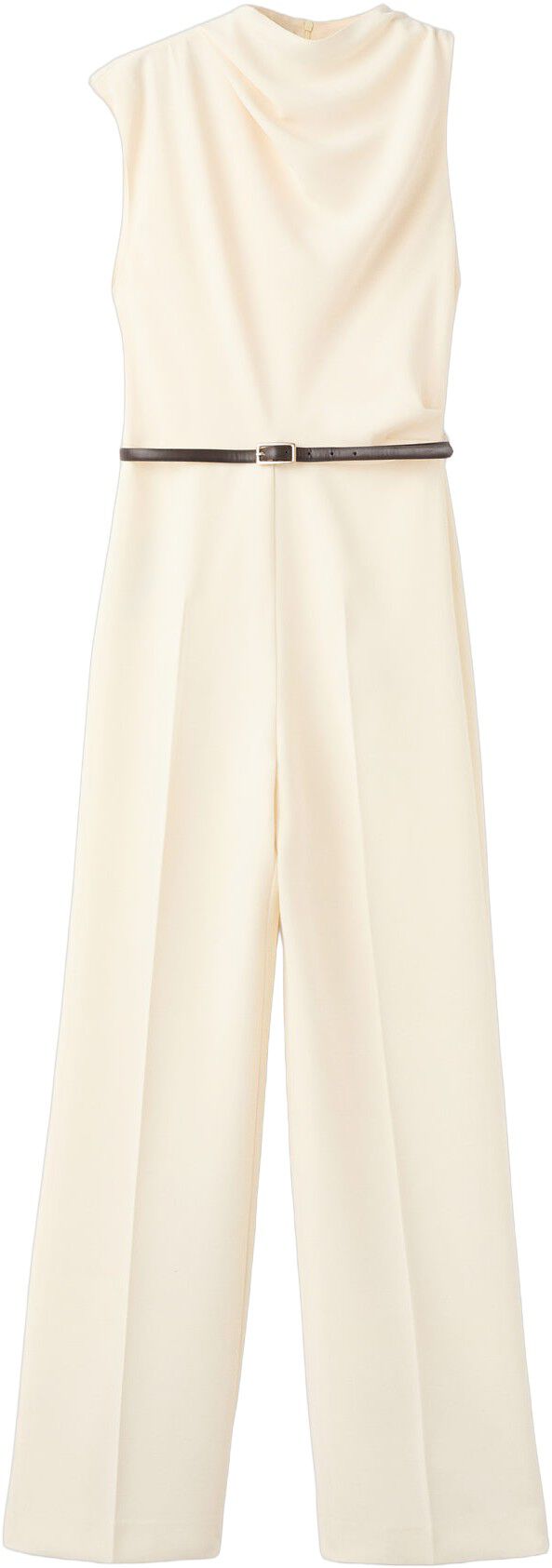 Asymmetric long jumpsuit