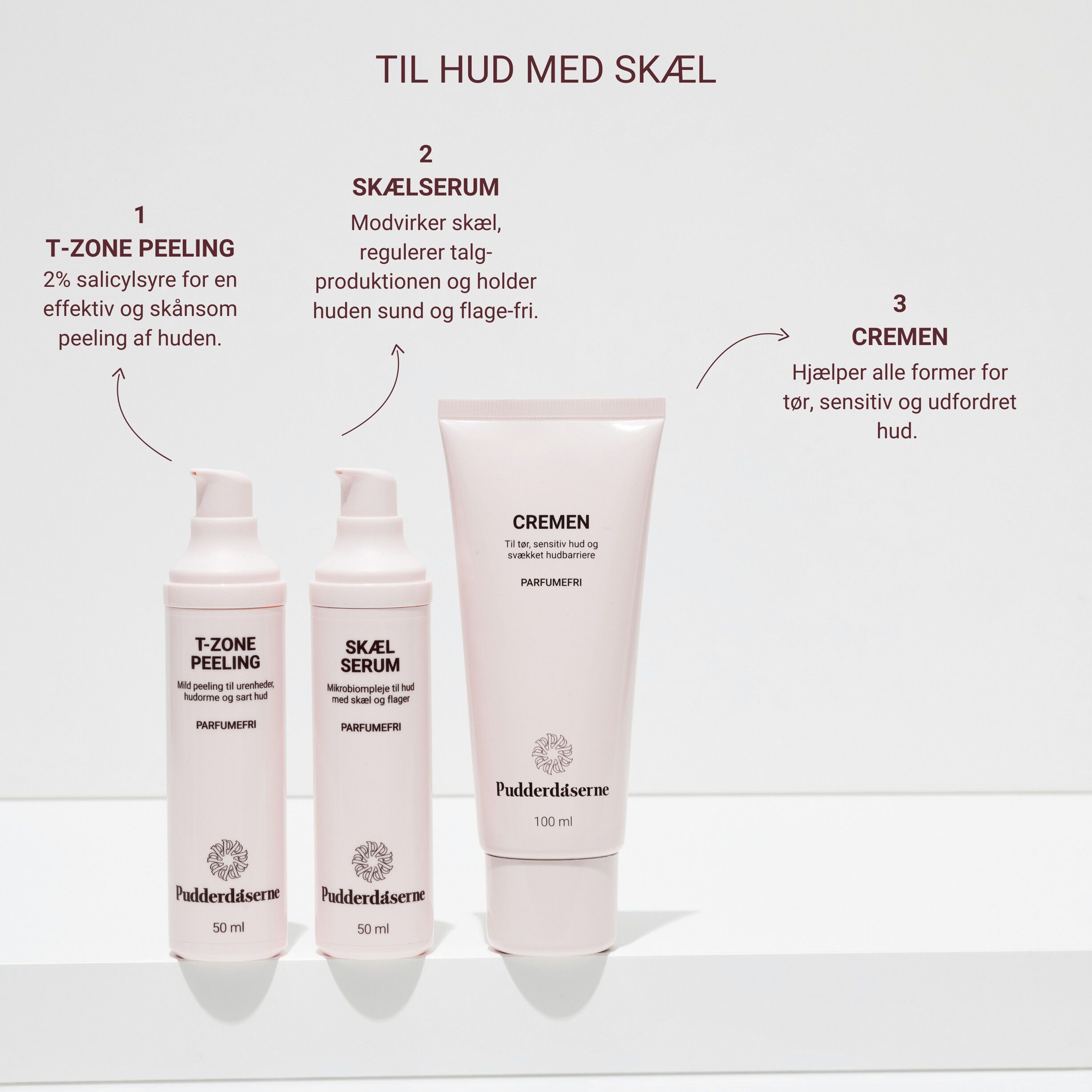 Pudderd&aring;serne Sk&aelig;l serum