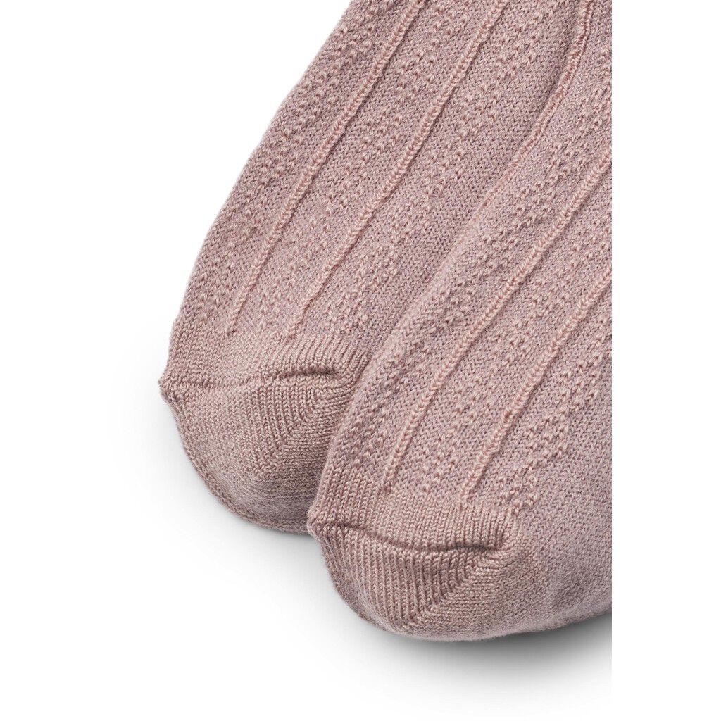 Blonde Uldsokker Nora