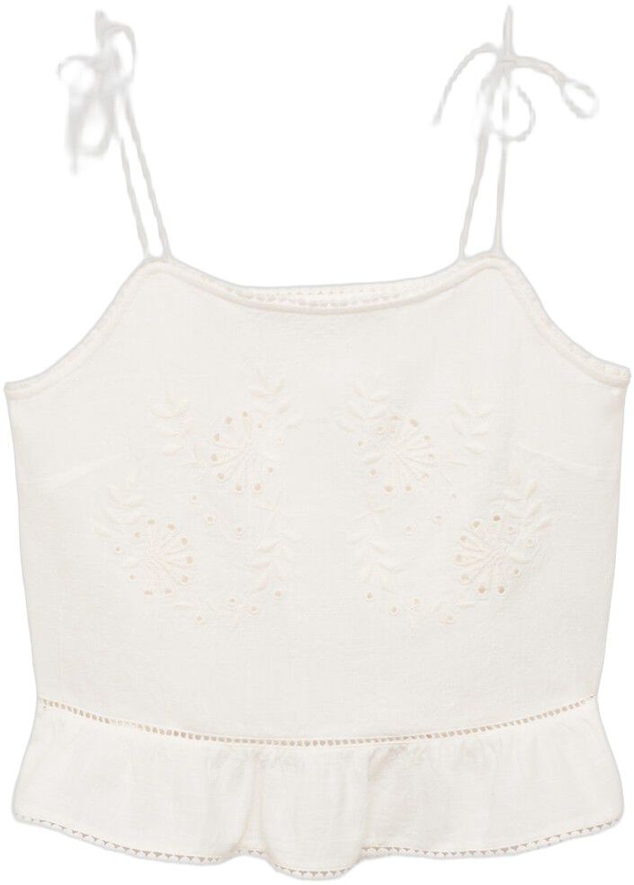 Lace embroidered top