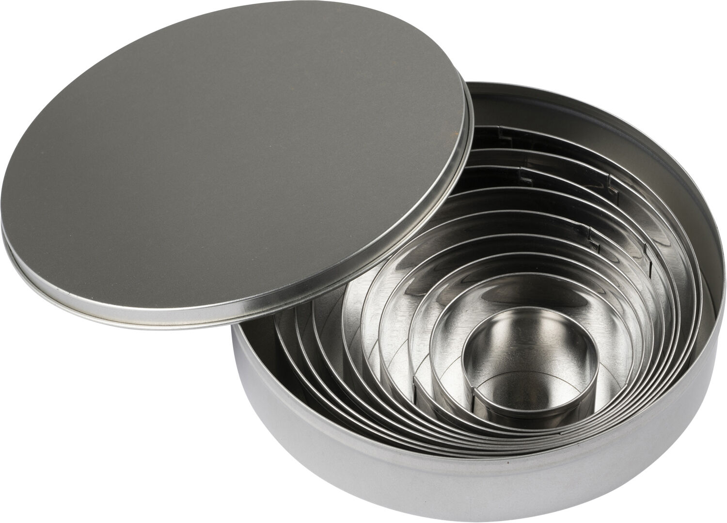 Utstickarset runt 9 st st&aring;l