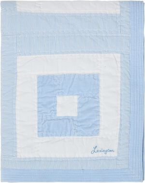 Quilted Patchwork Organic Cotton Bedspread