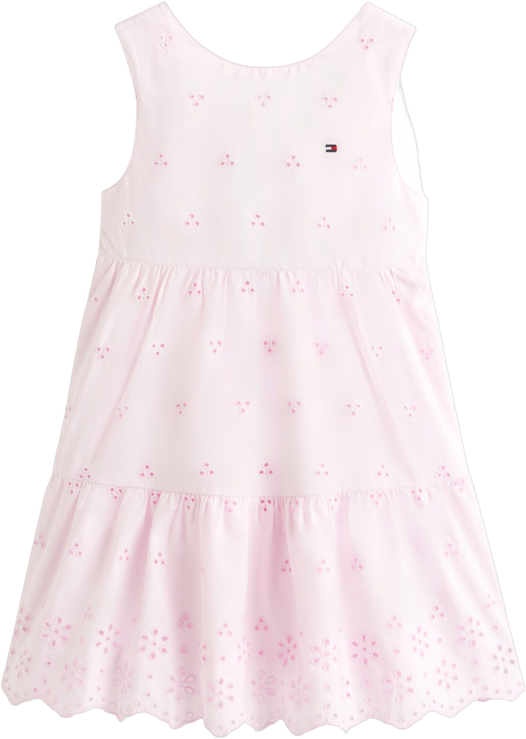 Back Bow Broderie Anglaise Dress