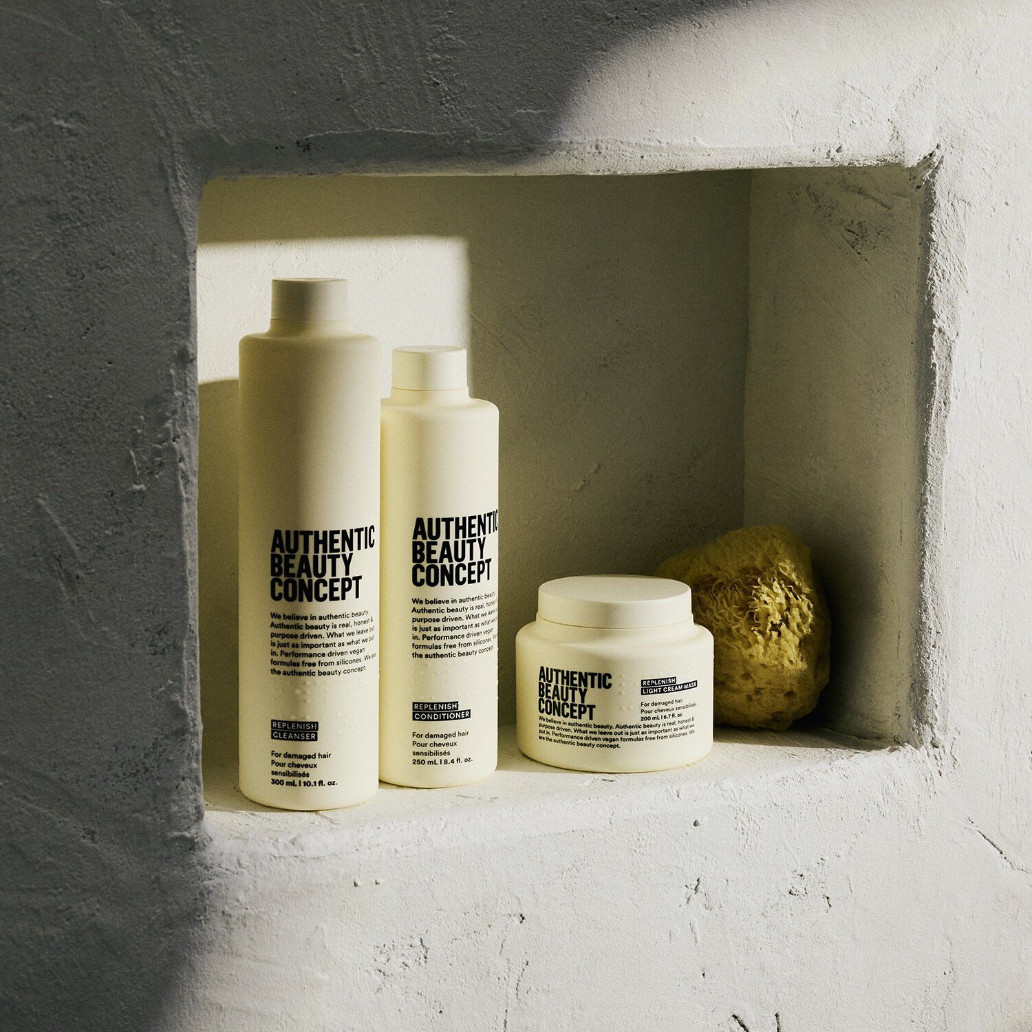 Replenish Conditioner - Kr&auml;migt reparerande balsam f&ouml;r k&auml;nsligt h&aring;r