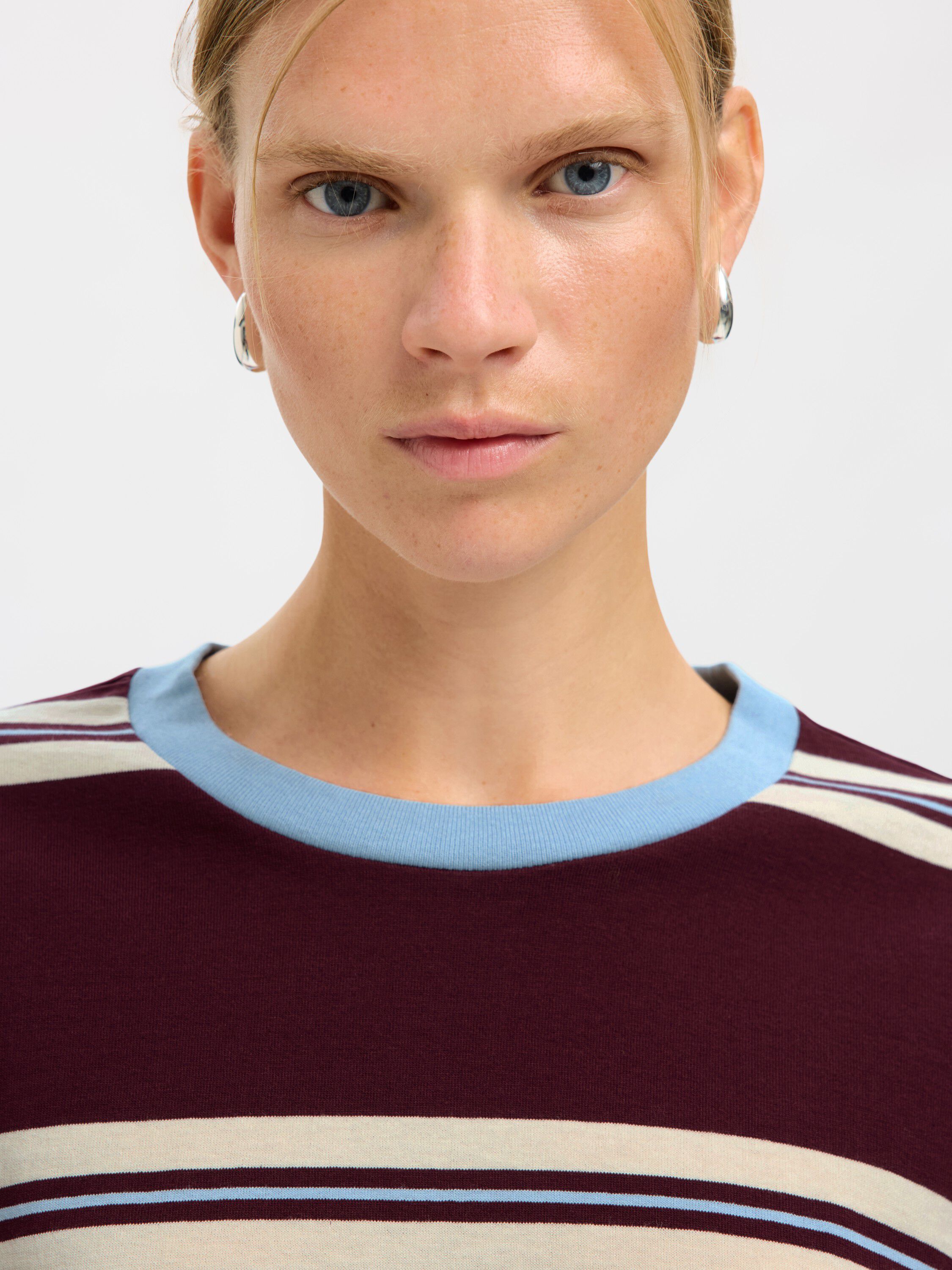 SLFBOXY-LUMA LS O-NECK TEE