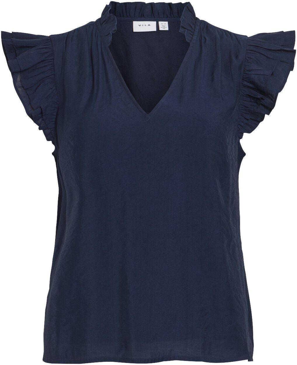 VIANU S/L V-NECK TOP/RN