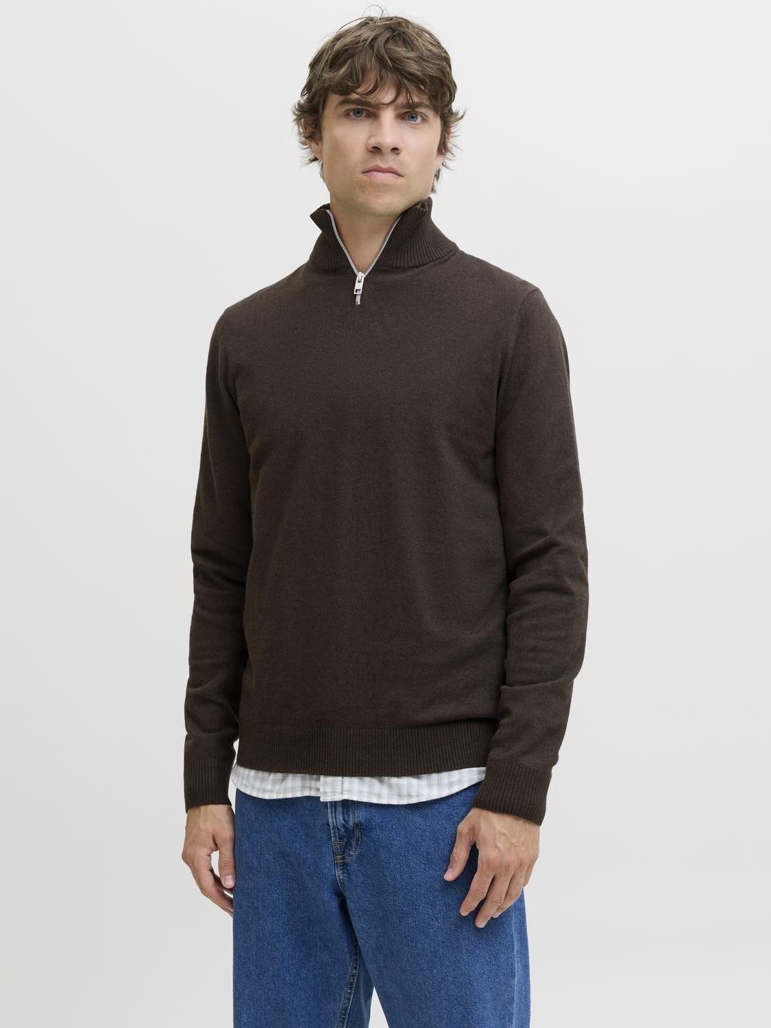 Jrebcallum Knit Half Zip Sn