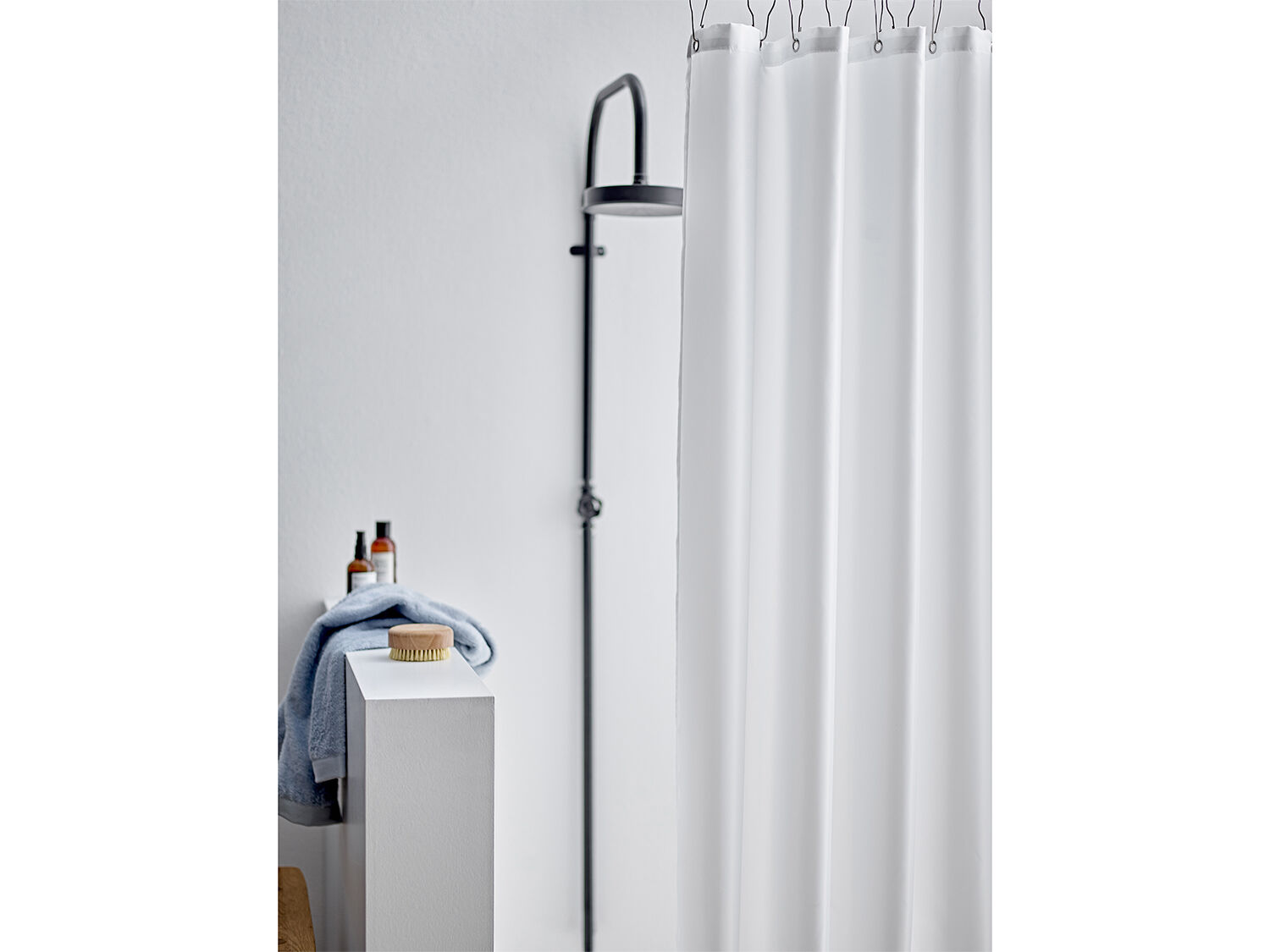 Duschdraperi 180x200 Comfort White