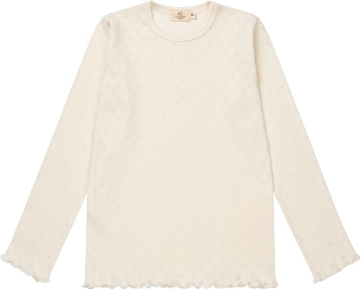 POINTELLE HEART LS TEE