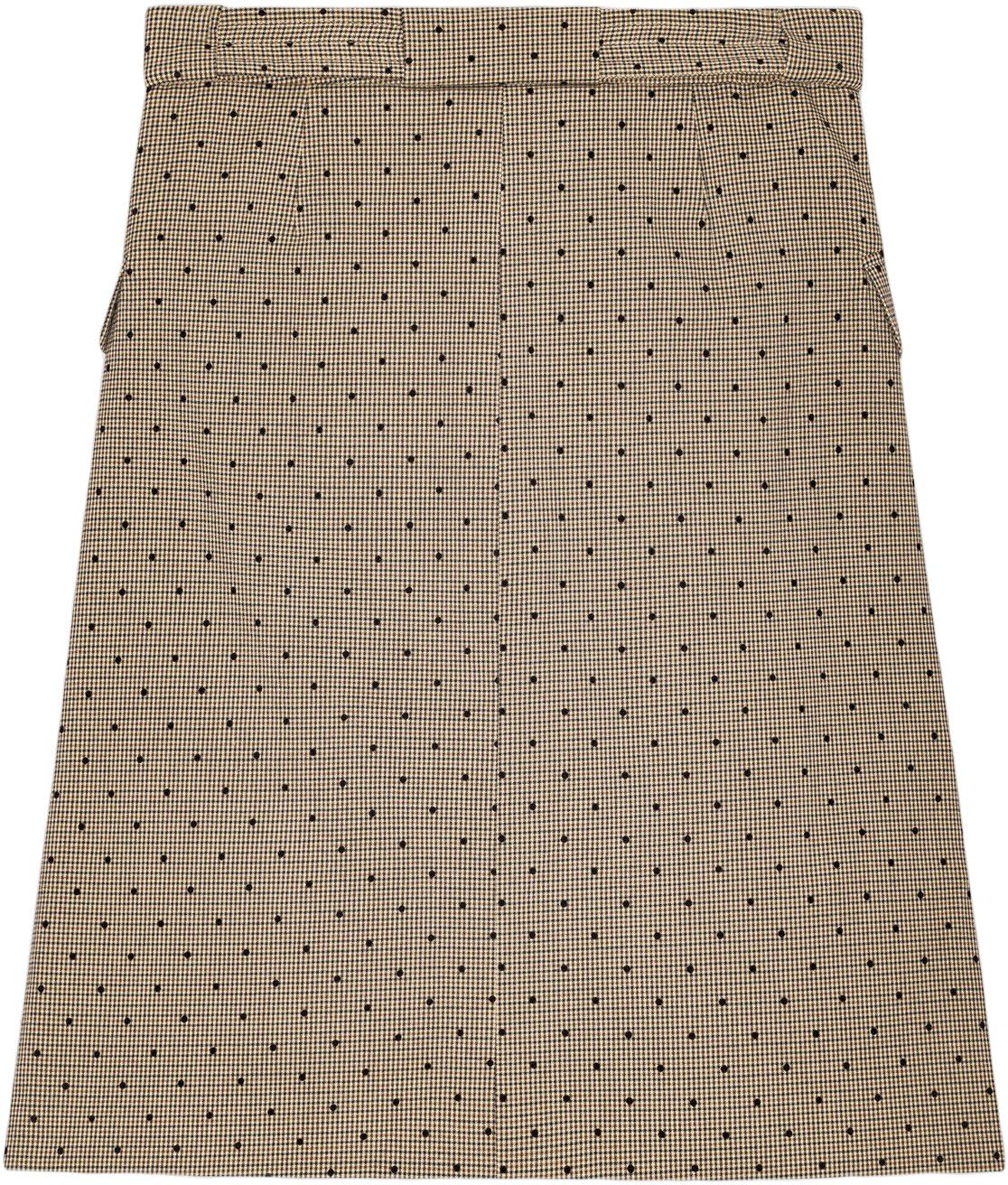 Flock Check Suiting Skirt