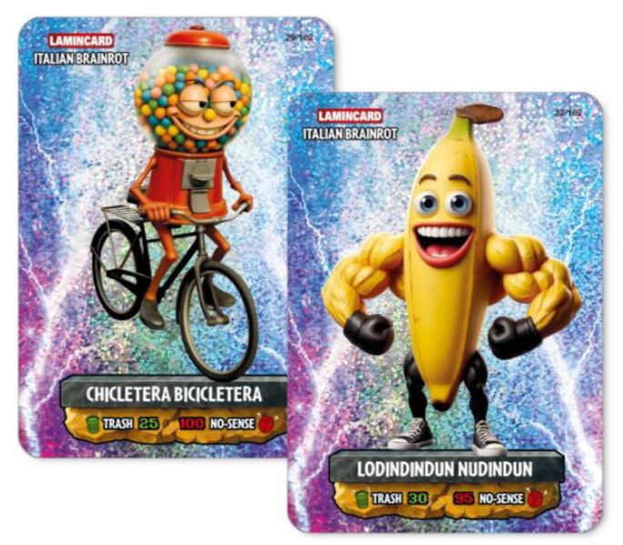 Brainrot Cards w2, 5 cards