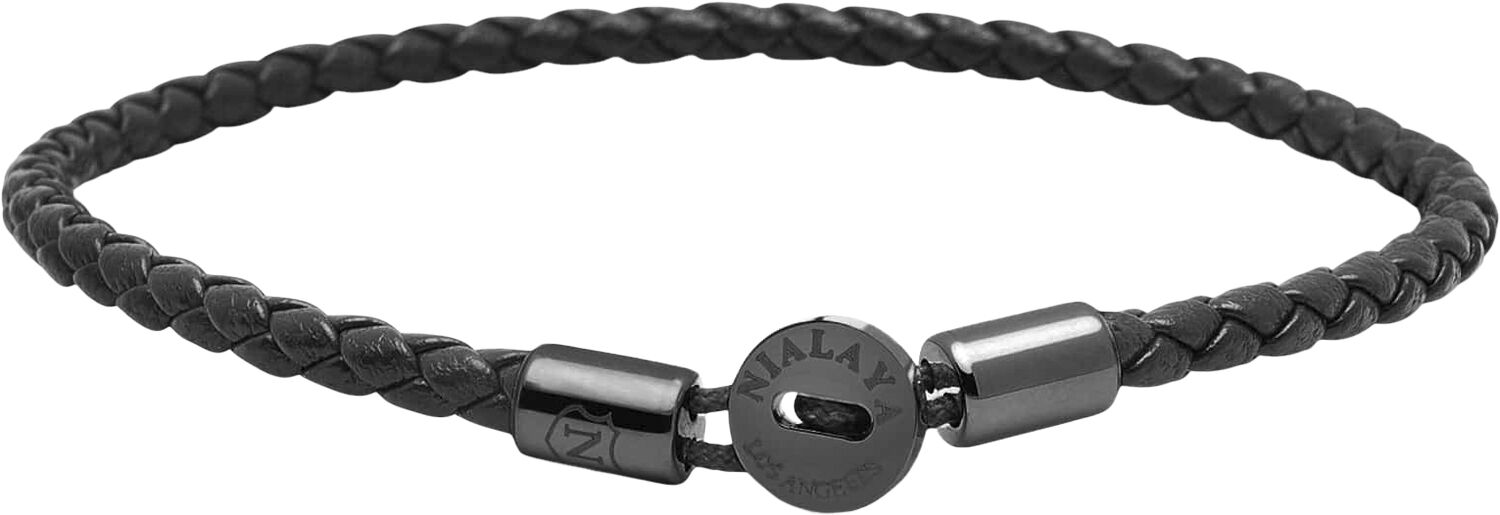 Men's Braided Lux Leather Bracelet