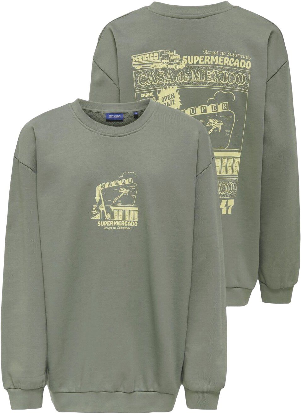 Osjsumon Ovz Ls O-Neck Ub Swt