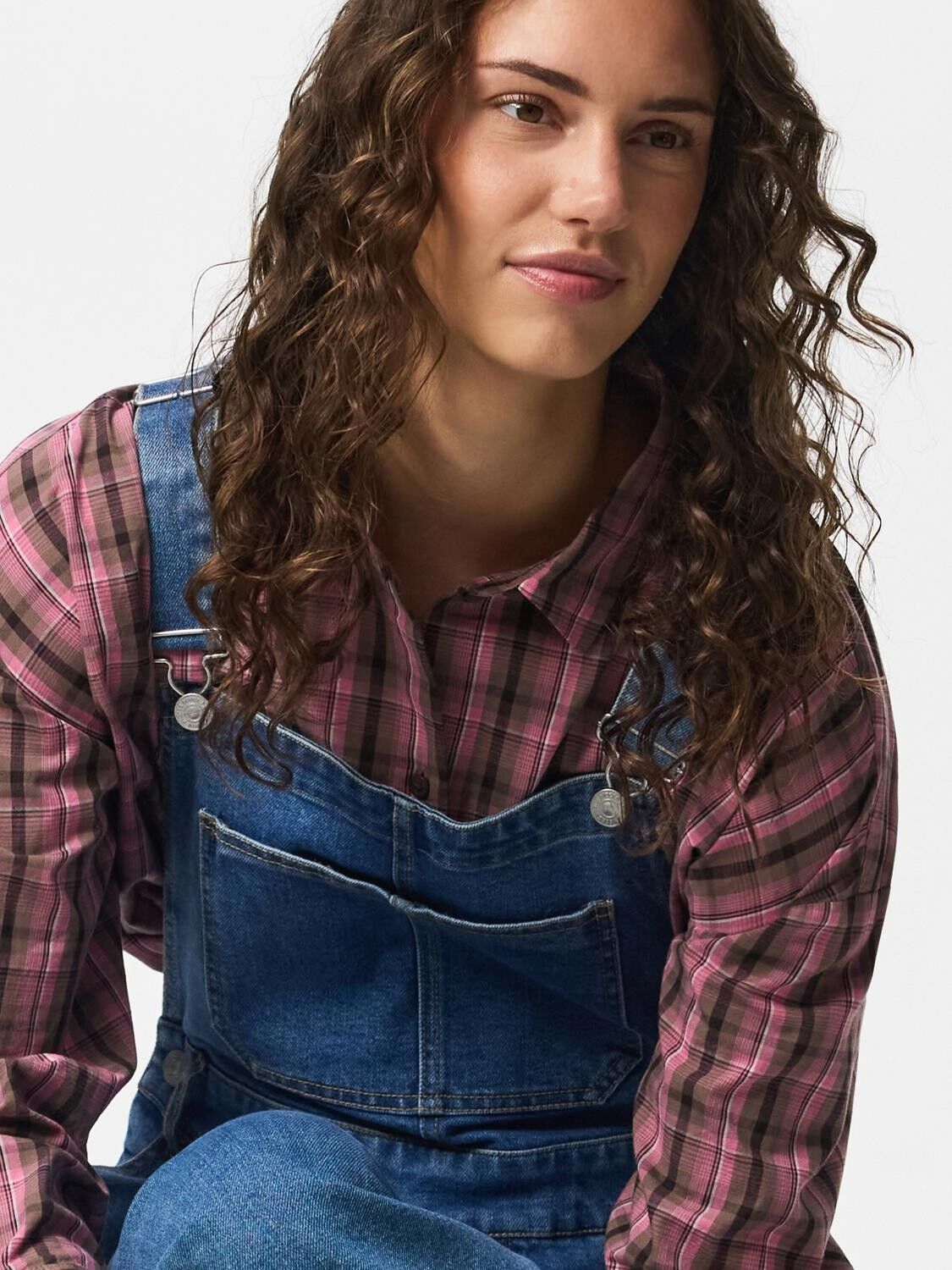 Pcalice Oversize Dungaree Dnm