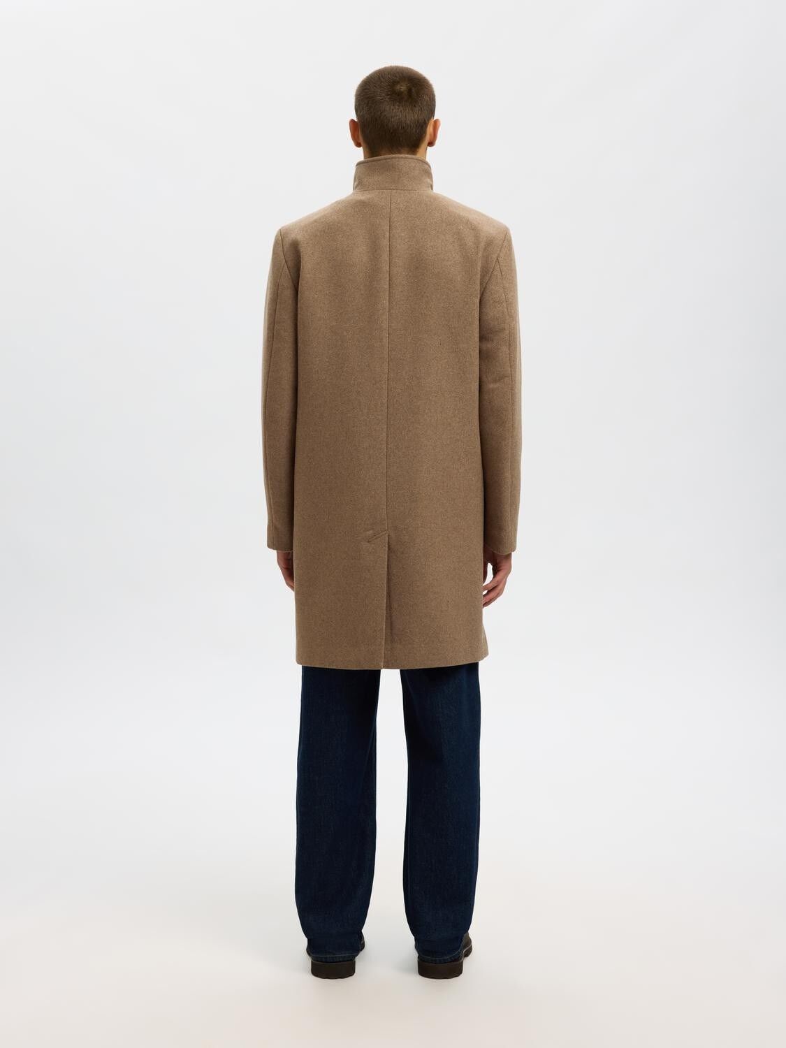 Slhrainar Wool Blend Coat Noos