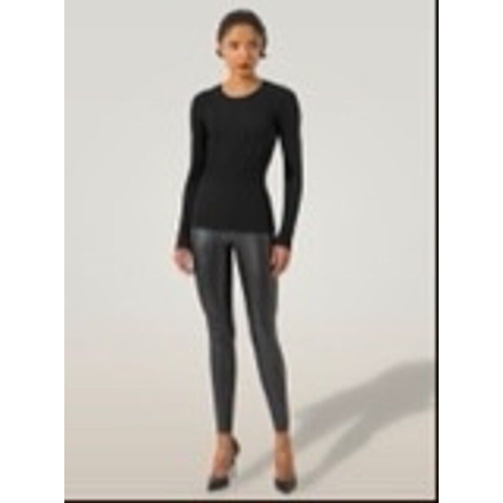 Fine Merino Rib Top L. Sleeves