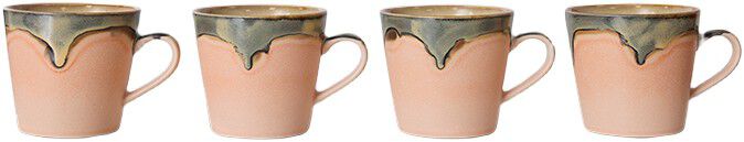 70s ceramics americano mug blossom