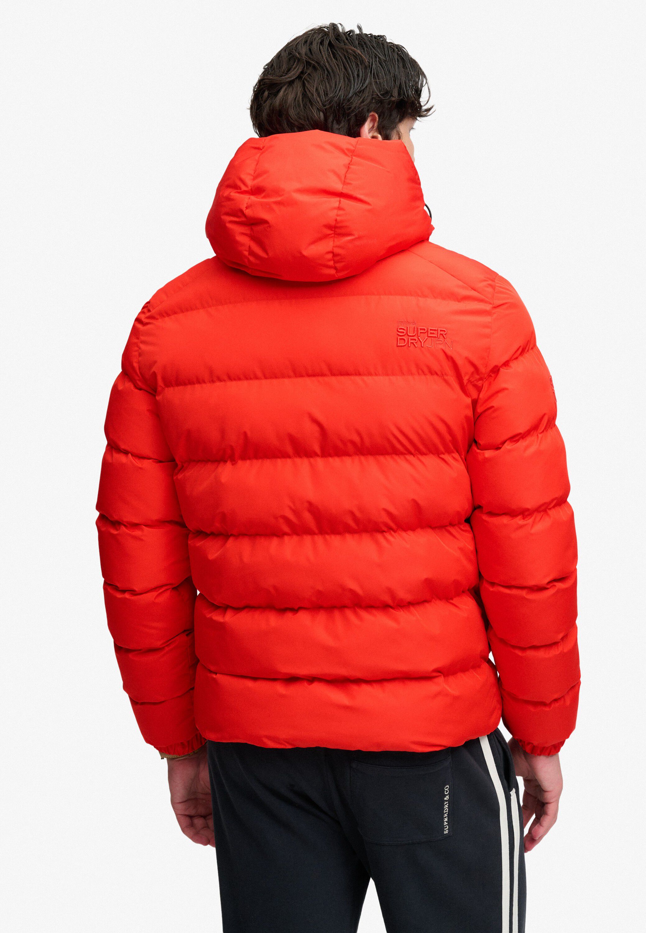 HOODED SPORTS PUFFER JACKET