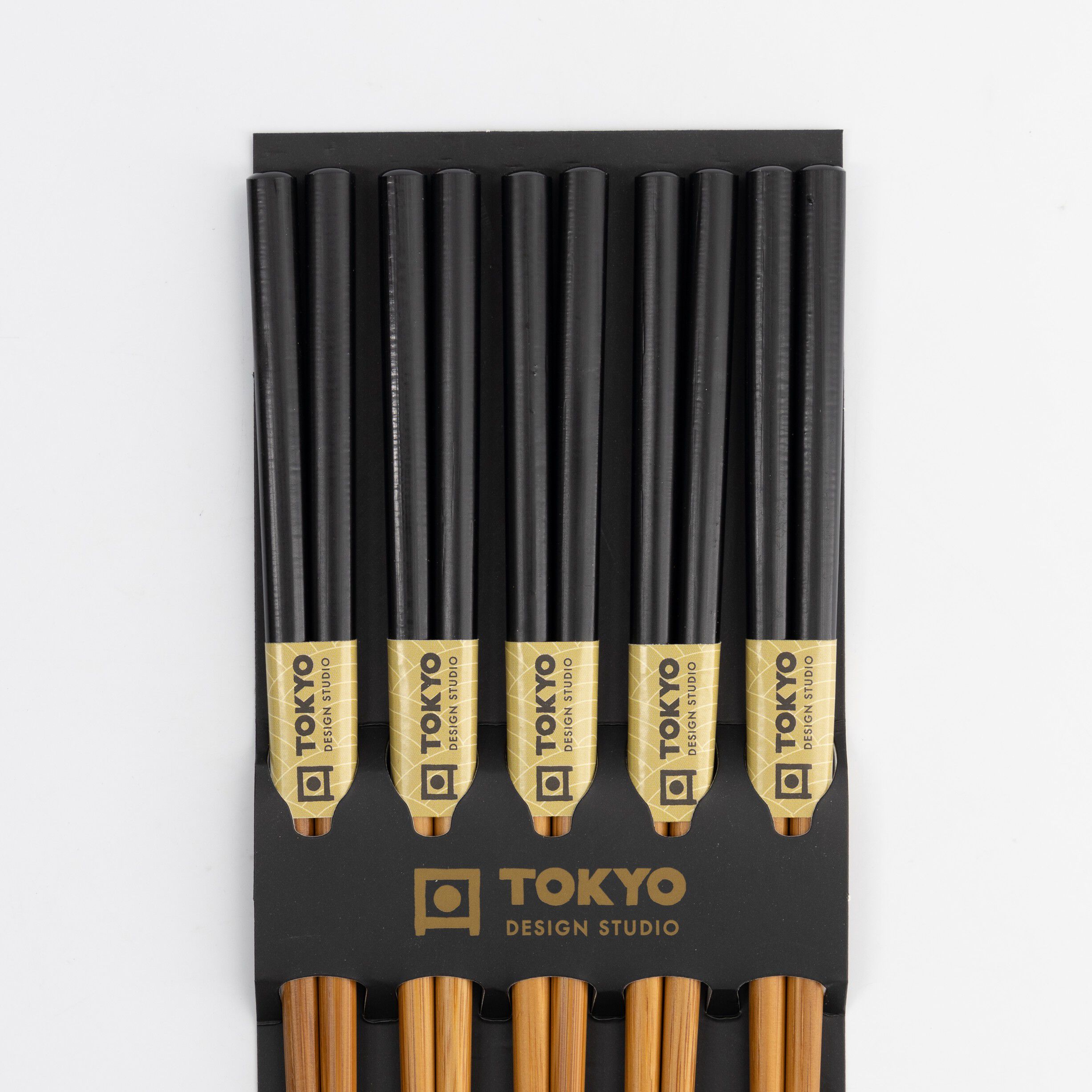 TDS Bamboo Chopstick Set/5 Black