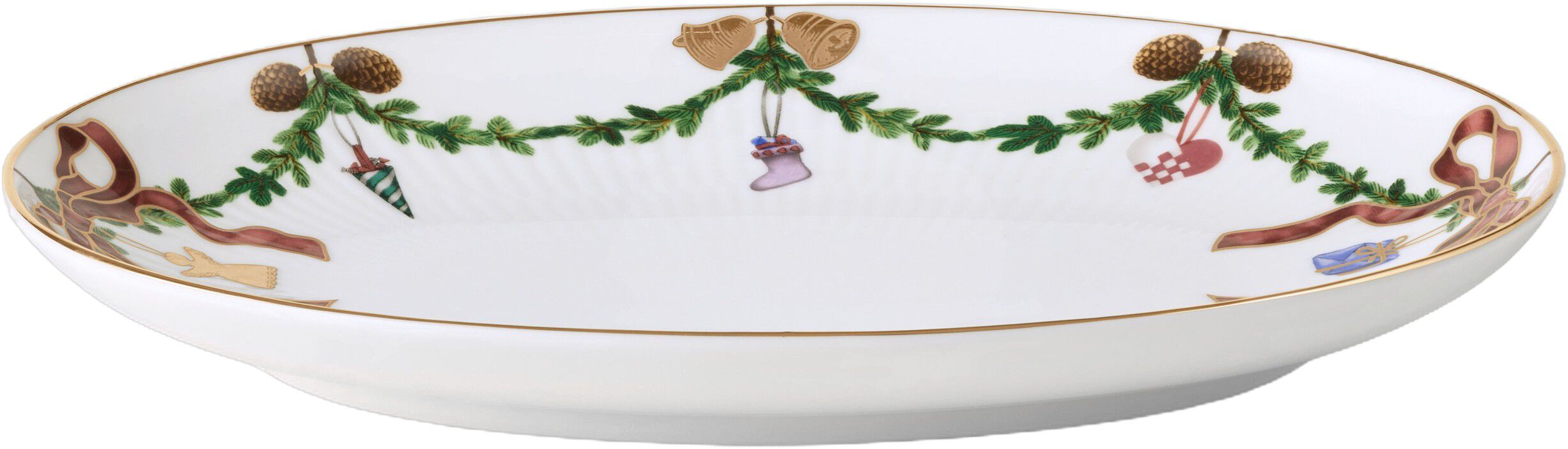Star Fluted Oval Asiette 21,5cm