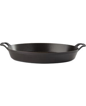 Ugnsform 37 Svart Oval Gjutjärn