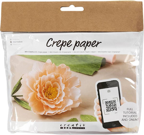 Mini DIY Kit Crepepapir, Pæon