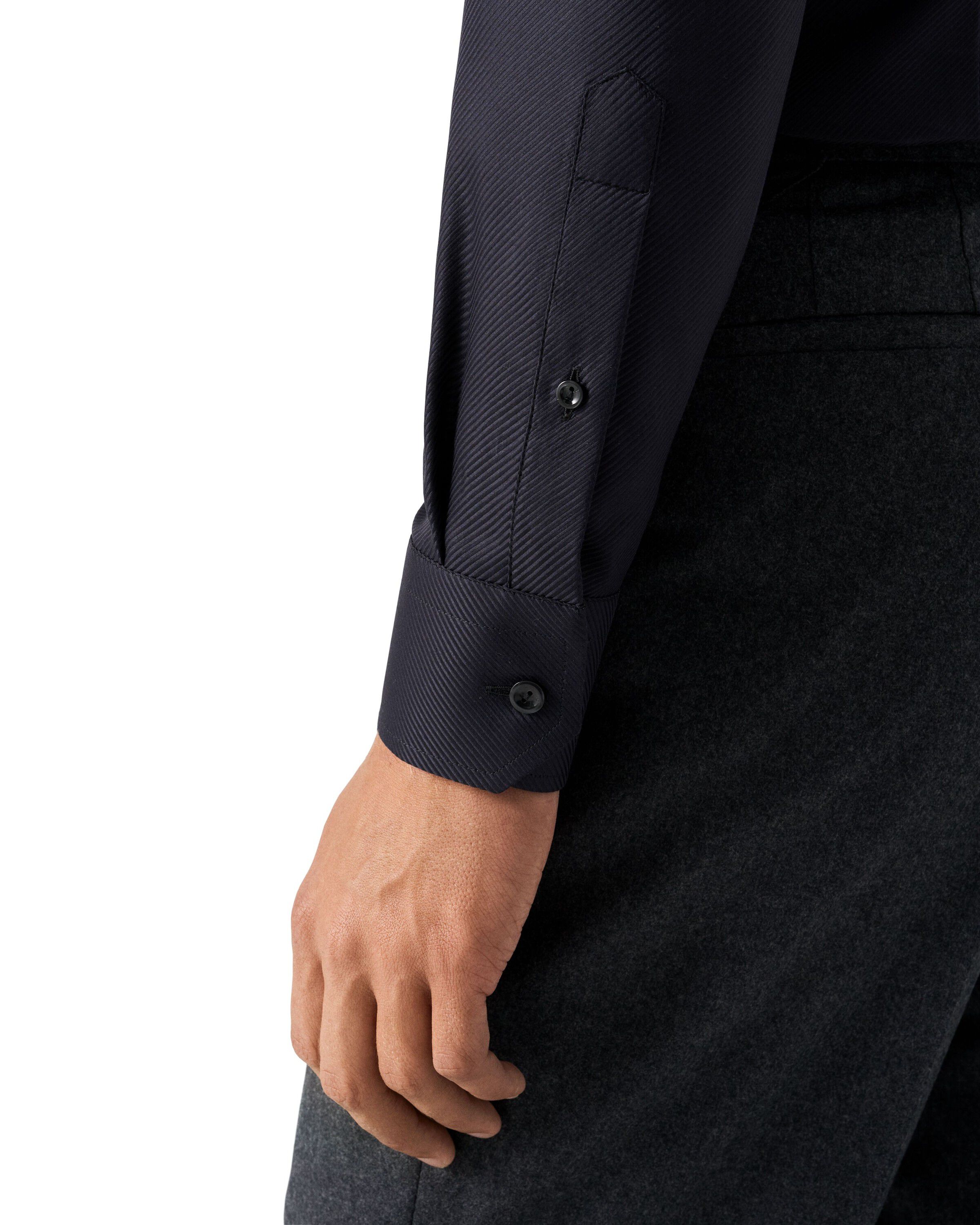 Contemporary Fit Houndstooth King Twill Shirt