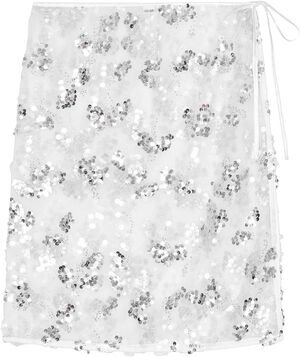 Sequin Wrap Skirt