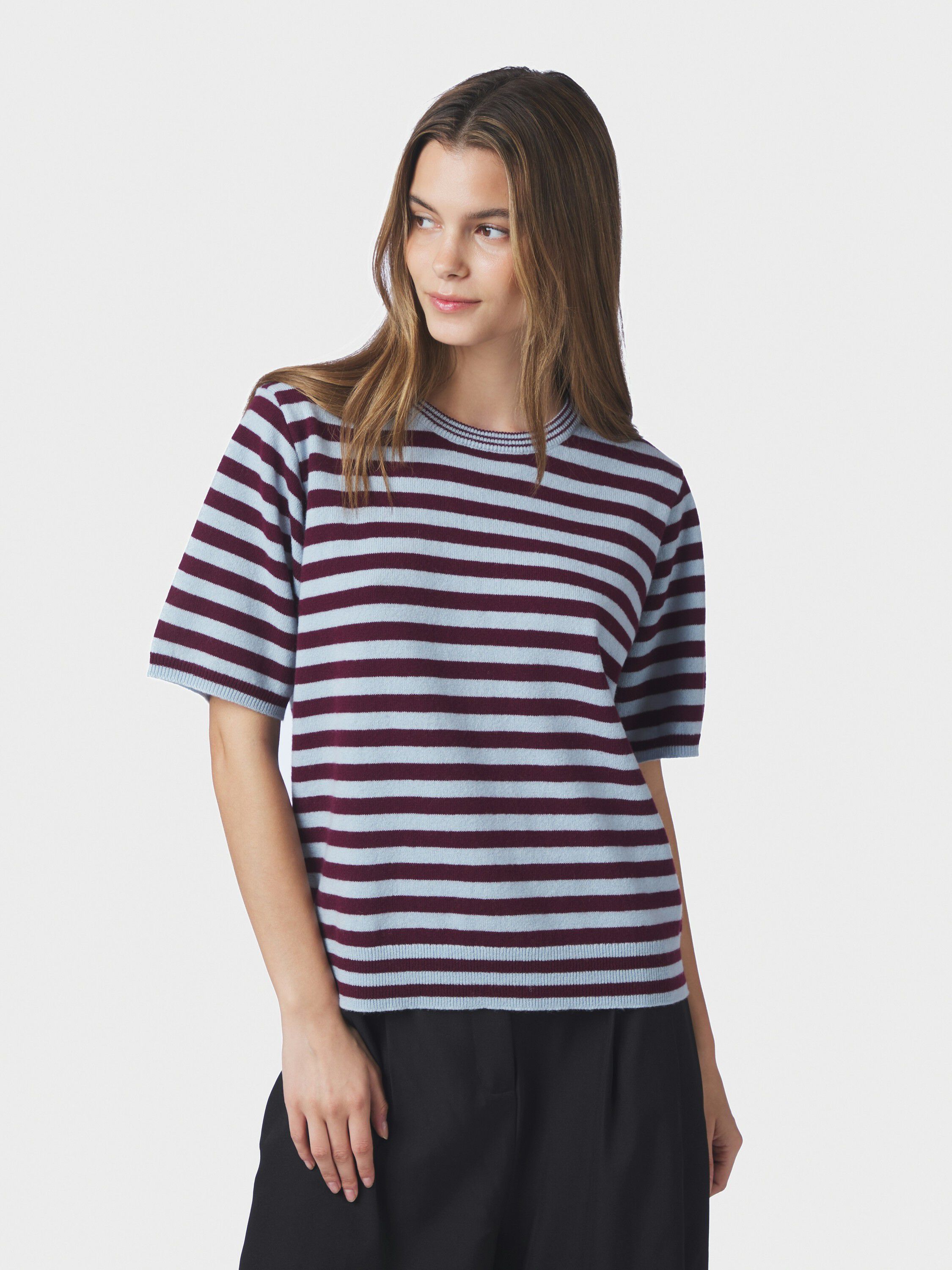 Missy Stripe Knit Tee