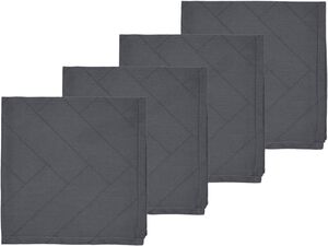 Tygservett 4-pack Tiles Damast Ash
