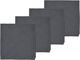 Tygservett 4-pack Tiles Damast Ash
