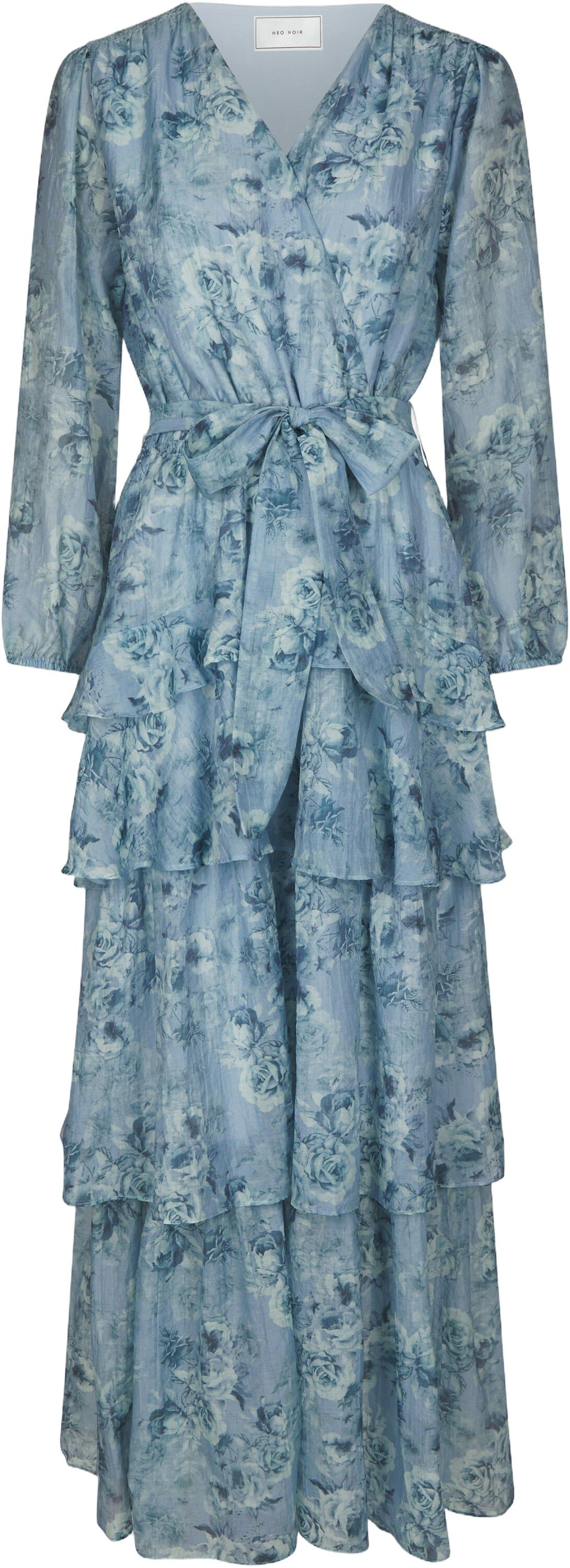 Denila Crepe Print Dress