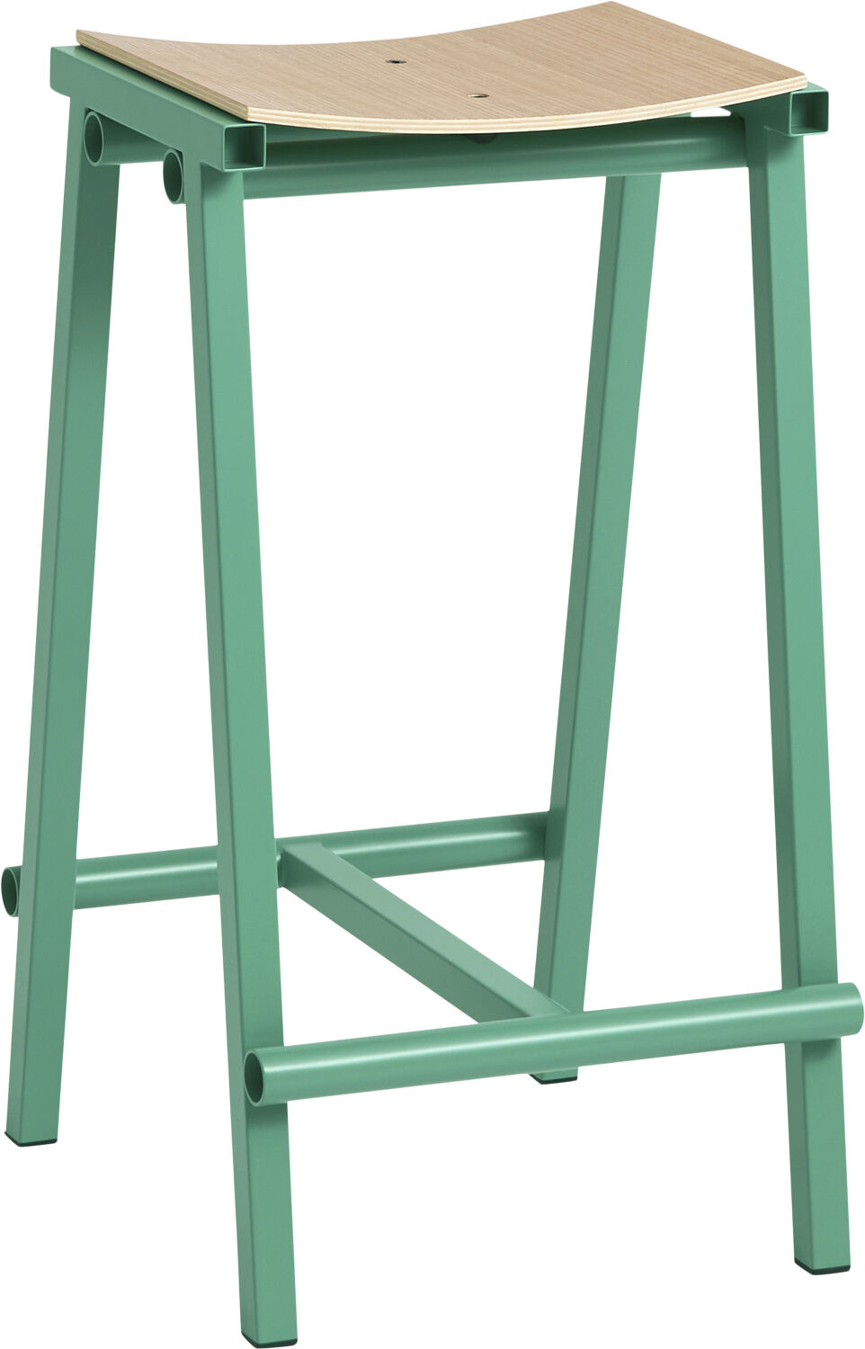 Taburete 8 Bar stool Low Soft jade