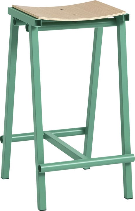 Taburete 8 Bar stool Low Soft jade