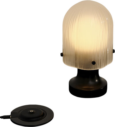 Seine Portable Lamp (Base: Antique Brass, Shade: White)