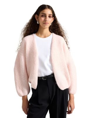Soft and cosy knitted cardigan with