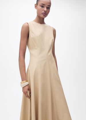 Asymmetrical flared dress