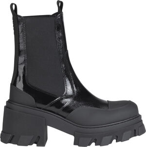 S1897 Mellanhöga Chelsea Boots med grova sulor