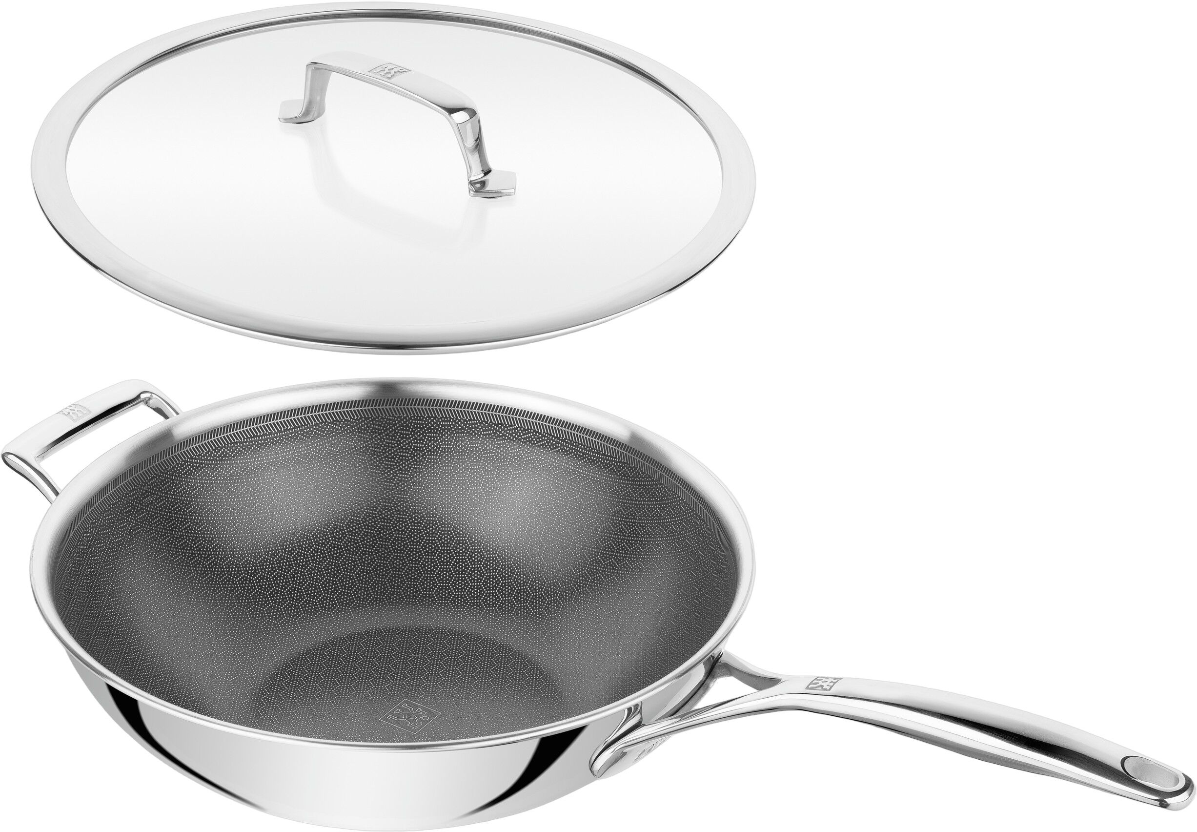 Wok 30 cm, 18/10 rostfritt st&aring;l